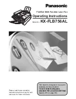 Panasonic KX-FLB756AL Operating Instructions Manual preview