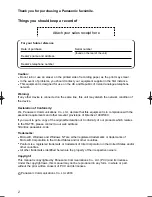 Предварительный просмотр 4 страницы Panasonic KX-FLB756E Operating Instructions Manual