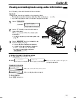 Предварительный просмотр 33 страницы Panasonic KX-FLB756E Operating Instructions Manual