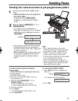 Предварительный просмотр 43 страницы Panasonic KX-FLB756E Operating Instructions Manual