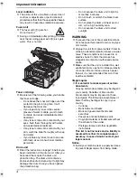 Предварительный просмотр 6 страницы Panasonic KX-FLB801E Operating Instructions Manual