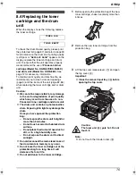 Предварительный просмотр 77 страницы Panasonic KX-FLB801E Operating Instructions Manual