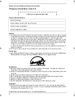 Preview for 4 page of Panasonic KX-FLB851 - All-in-One Flatbed Laser Fax Operating Instructions Manual