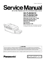 Panasonic KX-FLB852CX Service Manual preview