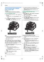 Предварительный просмотр 46 страницы Panasonic KX-FLB882CX Operating Instructions Manual