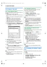 Предварительный просмотр 70 страницы Panasonic KX-FLB882CX Operating Instructions Manual