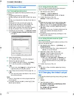 Preview for 74 page of Panasonic KX-FLB883EX Operating Instructions Manual