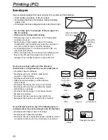 Предварительный просмотр 52 страницы Panasonic KX-FLM551E Operating Instructions Manual