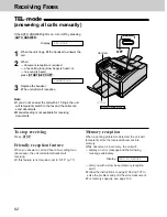 Предварительный просмотр 62 страницы Panasonic KX-FLM600 Operating Instructions Manual