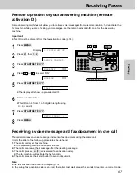 Предварительный просмотр 67 страницы Panasonic KX-FLM600 Operating Instructions Manual