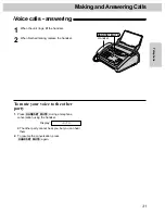 Preview for 31 page of Panasonic KX-FM106 Operating Instructions Manual