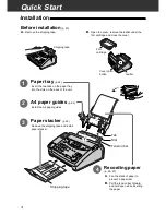 Предварительный просмотр 4 страницы Panasonic KX-FM131AL Operating Instructions Manual