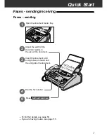 Предварительный просмотр 7 страницы Panasonic KX-FM131AL Operating Instructions Manual