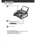 Предварительный просмотр 8 страницы Panasonic KX-FM131AL Operating Instructions Manual