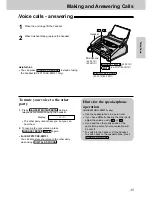 Предварительный просмотр 35 страницы Panasonic KX-FM131AL Operating Instructions Manual