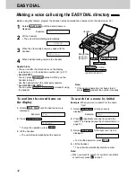 Предварительный просмотр 42 страницы Panasonic KX-FM131AL Operating Instructions Manual