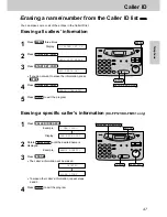 Preview for 47 page of Panasonic KX-FM131AL Operating Instructions Manual