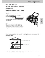 Предварительный просмотр 71 страницы Panasonic KX-FM131AL Operating Instructions Manual