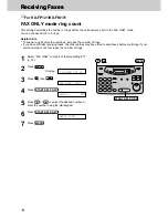 Предварительный просмотр 74 страницы Panasonic KX-FM131AL Operating Instructions Manual