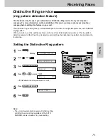 Предварительный просмотр 75 страницы Panasonic KX-FM131AL Operating Instructions Manual