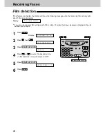 Preview for 88 page of Panasonic KX-FM131AL Operating Instructions Manual