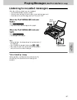 Preview for 97 page of Panasonic KX-FM131AL Operating Instructions Manual