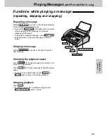 Предварительный просмотр 99 страницы Panasonic KX-FM131AL Operating Instructions Manual