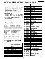 Preview for 223 page of Panasonic KX-FM131AL Service Manual