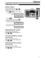 Предварительный просмотр 19 страницы Panasonic KX-FM189E Operating Instructions Manual