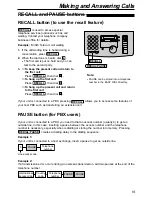 Предварительный просмотр 21 страницы Panasonic KX-FM189E Operating Instructions Manual