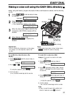 Предварительный просмотр 25 страницы Panasonic KX-FM189E Operating Instructions Manual