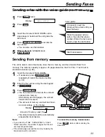 Предварительный просмотр 35 страницы Panasonic KX-FM189E Operating Instructions Manual