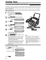 Предварительный просмотр 36 страницы Panasonic KX-FM189E Operating Instructions Manual