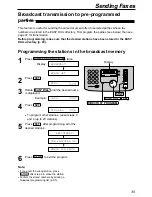 Предварительный просмотр 37 страницы Panasonic KX-FM189E Operating Instructions Manual