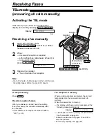 Предварительный просмотр 42 страницы Panasonic KX-FM189E Operating Instructions Manual