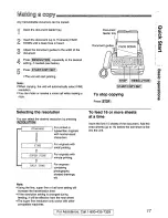 Предварительный просмотр 17 страницы Panasonic KX-FM205 Operating Instructions Manual