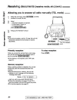 Предварительный просмотр 20 страницы Panasonic KX-FM205 Operating Instructions Manual