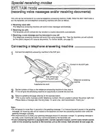 Предварительный просмотр 22 страницы Panasonic KX-FM205 Operating Instructions Manual