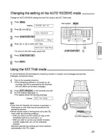 Предварительный просмотр 23 страницы Panasonic KX-FM205 Operating Instructions Manual