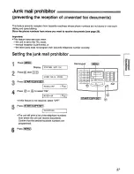 Предварительный просмотр 37 страницы Panasonic KX-FM205 Operating Instructions Manual