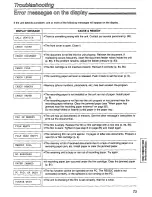 Preview for 73 page of Panasonic KX-FM205 Operating Instructions Manual