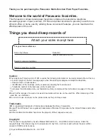 Preview for 2 page of Panasonic KX-FM220 Operating Instructions Manual