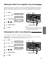 Preview for 57 page of Panasonic KX-FM220 Operating Instructions Manual