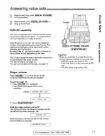 Preview for 17 page of Panasonic KX-FM220 User Manual