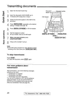 Preview for 20 page of Panasonic KX-FM220 User Manual