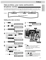 Preview for 27 page of Panasonic KX-FM255 Operating Instructions Manual