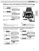 Preview for 41 page of Panasonic KX-FM255 Operating Instructions Manual