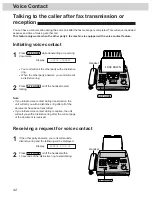 Preview for 42 page of Panasonic KX-FM255 Operating Instructions Manual