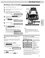 Preview for 43 page of Panasonic KX-FM255 Operating Instructions Manual