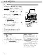 Preview for 60 page of Panasonic KX-FM255 Operating Instructions Manual